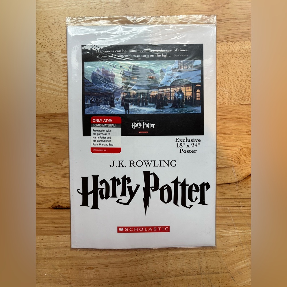 RARE Harry Potter Scholastic Exclusive Poster